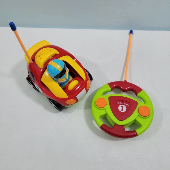 Remote Control 4" Toddler Car With Music & Lights Works Great 113022-3clo1 - Picture 2 of 5